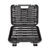 CAT SDS-PLUS hammer drill and chisel set (17 pcs)